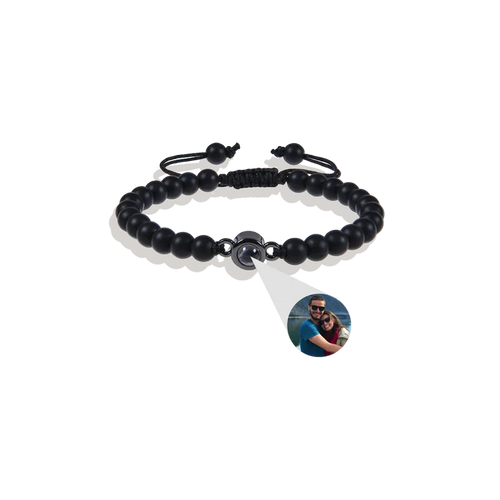 Pulsera con foto y cuentas