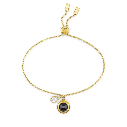 Pulsera deslizante personalizada con piedra de nacimiento