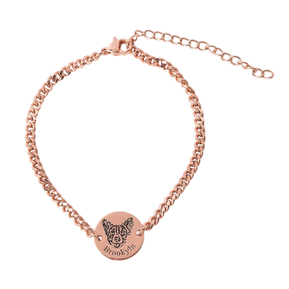 Pulsera con cara de mascota