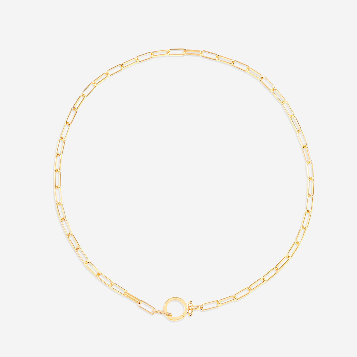 Collana Paperclip Menta PJULAN