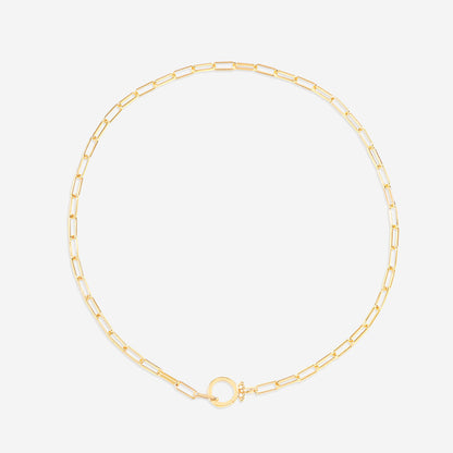 Collana Paperclip Menta PJULAN