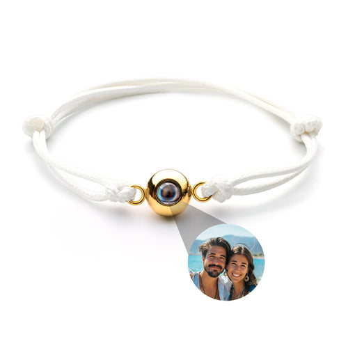 Pulsera con foto con tu foto - nudo marinero