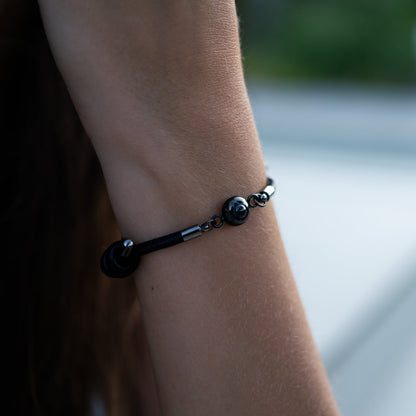 Pulsera fotográfica con tu propia foto - cuero