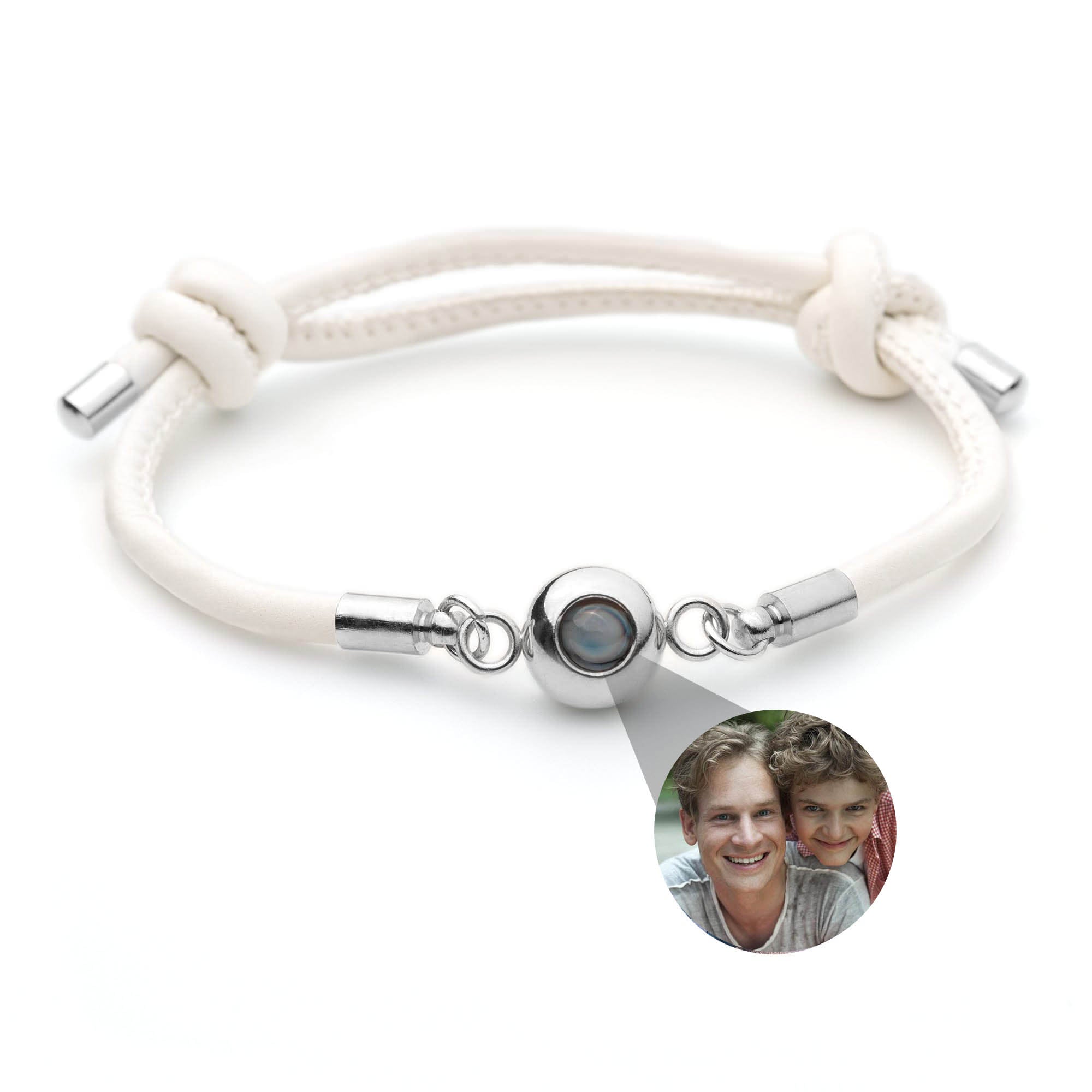 Pulsera fotográfica con tu propia foto - cuero