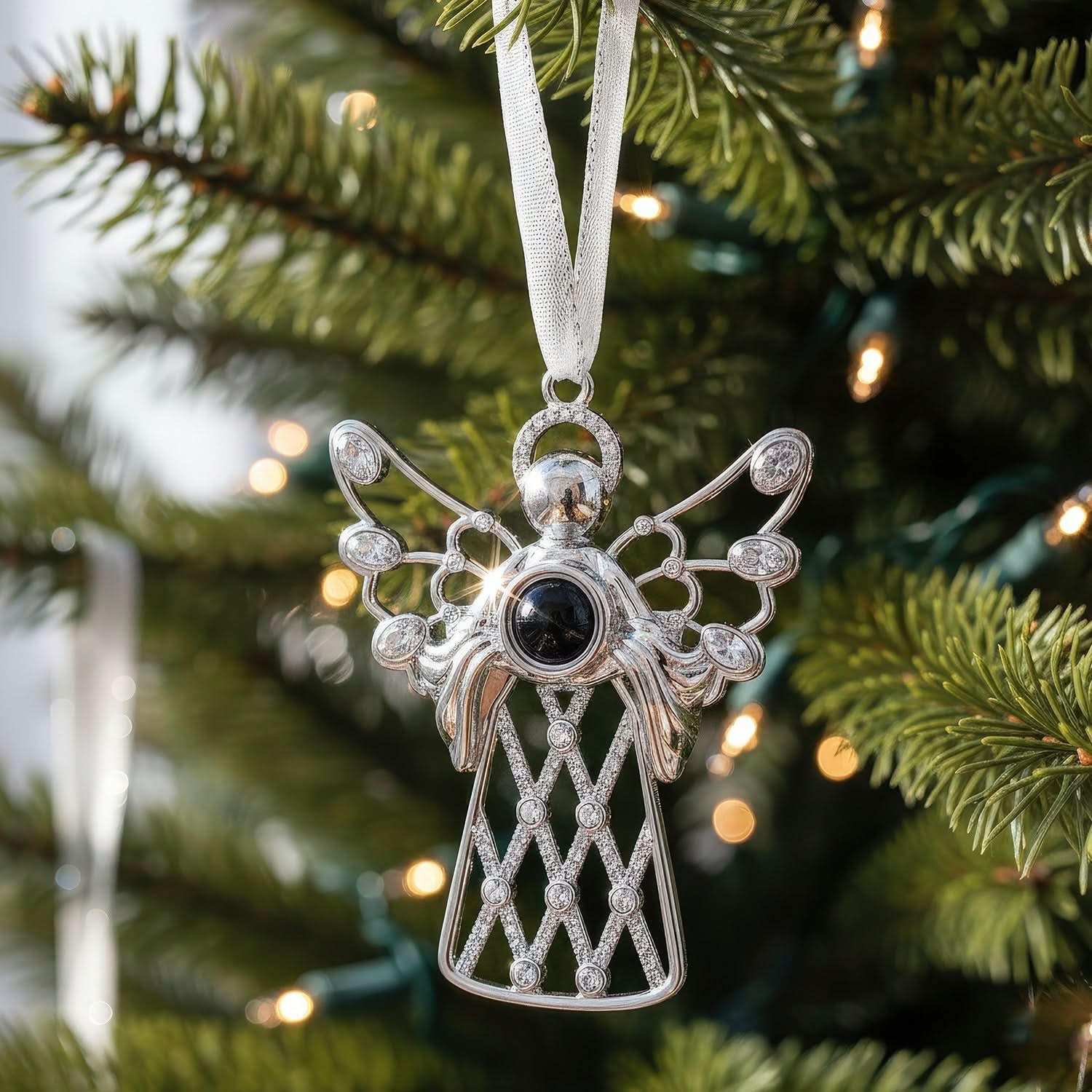 Adorno fotográfico personalizado: Ángel abrazado