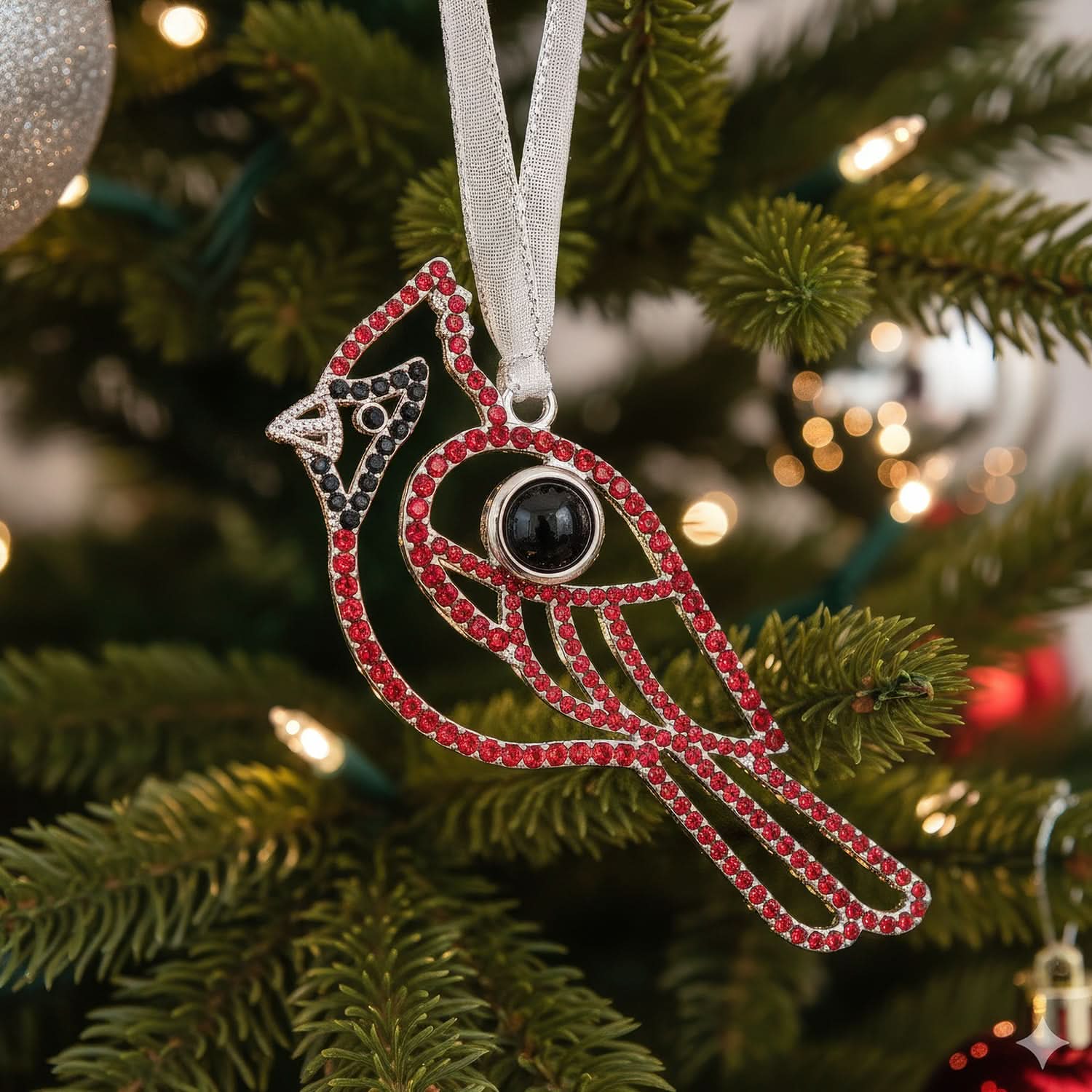 Adorno fotográfico de cardenal personalizado