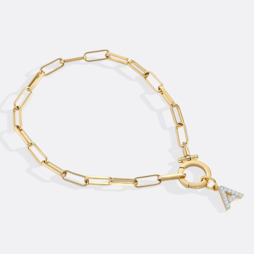Charm iniziale con diamante PJULAN