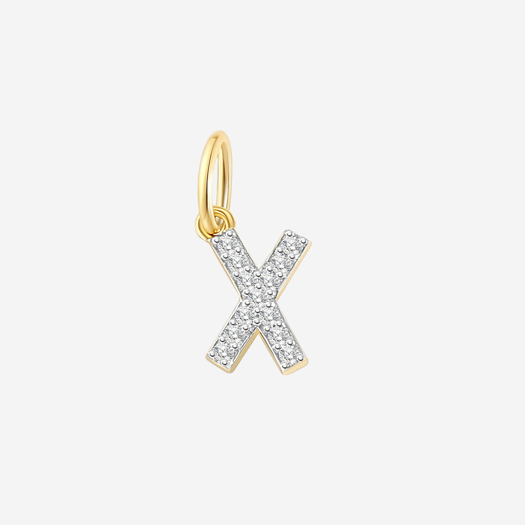 Charm iniziale con diamante PJULAN