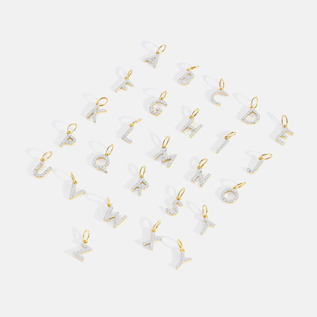 Charm iniziale con diamante PJULAN