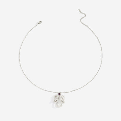 Collar personalizado Angel Photo Charm