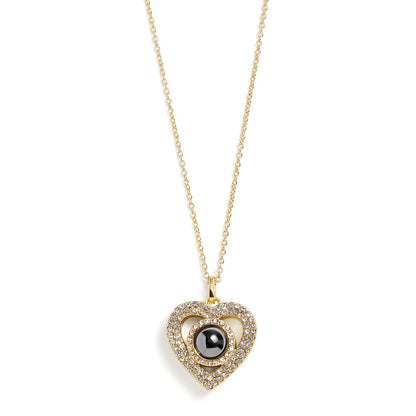Collar Pavé Corazón Personalizado
