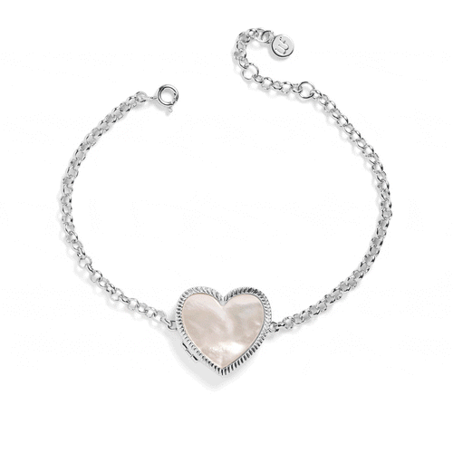 Pulsera relicario personalizada en nácar