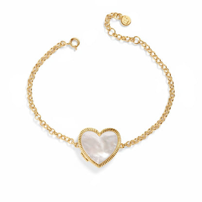 Pulsera relicario personalizada en nácar
