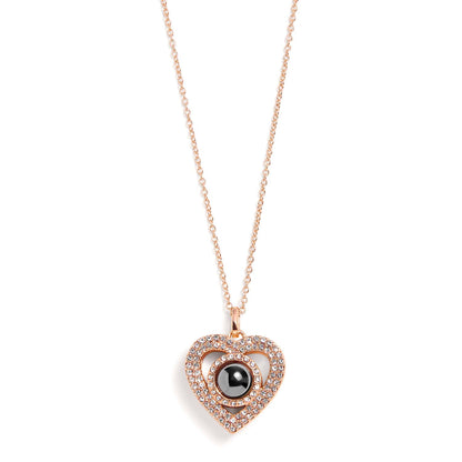 Collar Pavé Corazón Personalizado