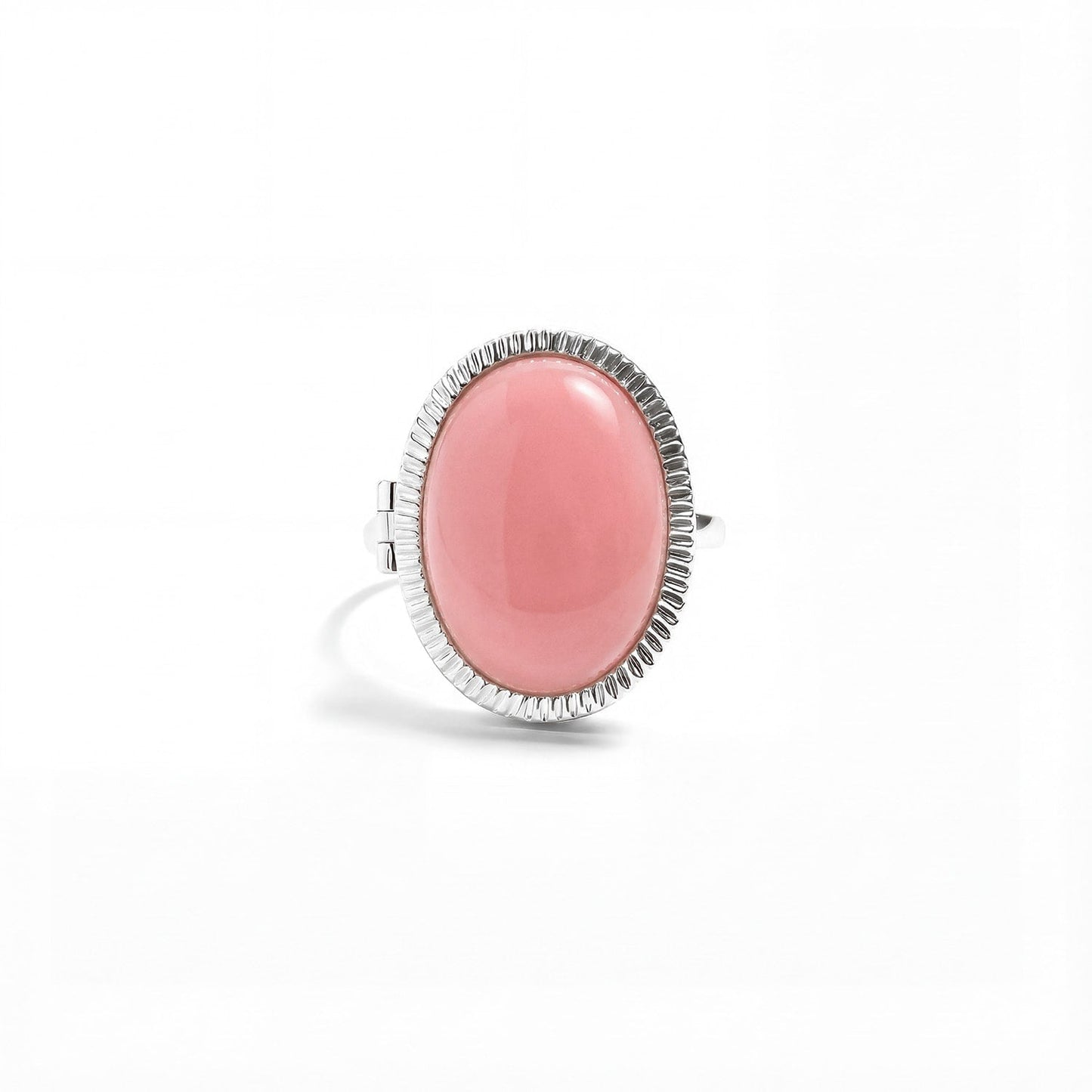 Anillo Medallón Personalizado con Piedras Semipreciosas