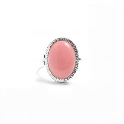 Anillo Medallón Personalizado con Piedras Semipreciosas