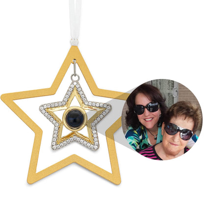 Adorno personalizado con foto de una estrella